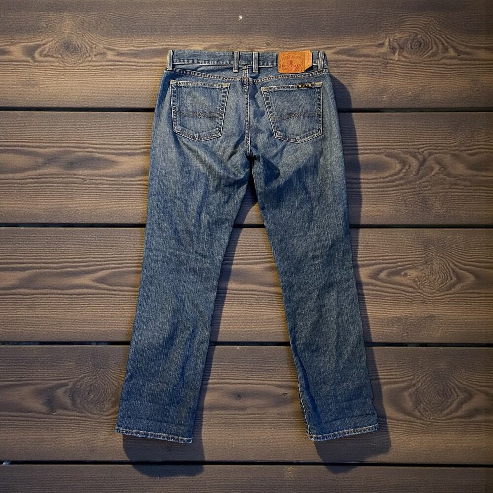 Lucky Brand Woman's Jeans Dungarees Blue Size 8/29 Dream Cuffed Crop - Picture 2 of 7